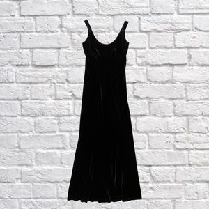 Vintage Velvet Maxi Dress
